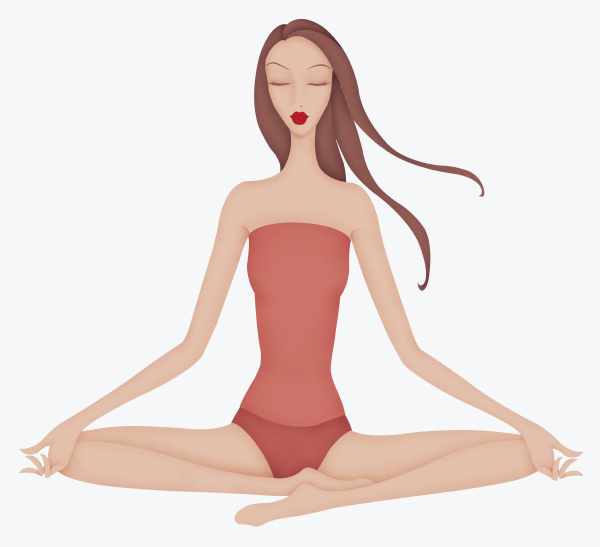 piekna kobieta praktykujacy yoga