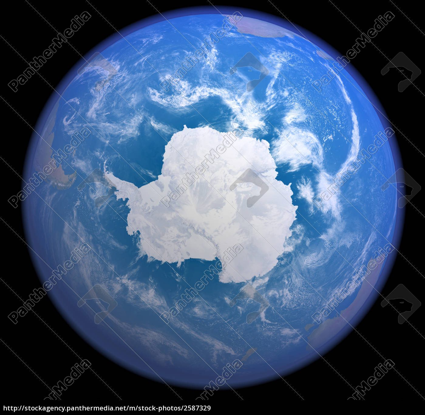 Antarctica from space - Royalty free image 2587329 | PantherMedia Stock  Agency