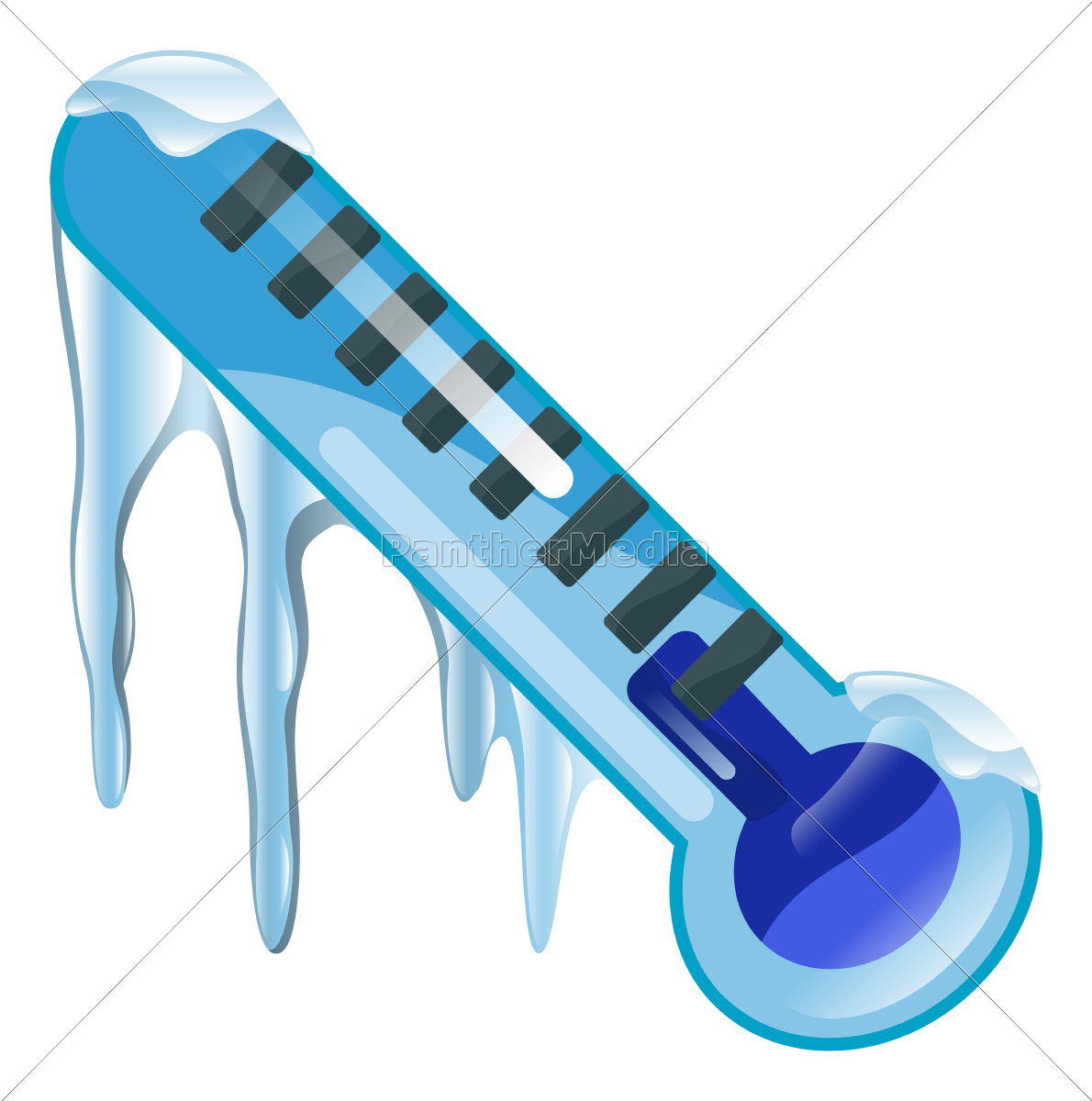 wetter-symbol clipart kalt thermometer illustration - Lizenzfreies Bild  9793564 | Bildagentur PantherMedia