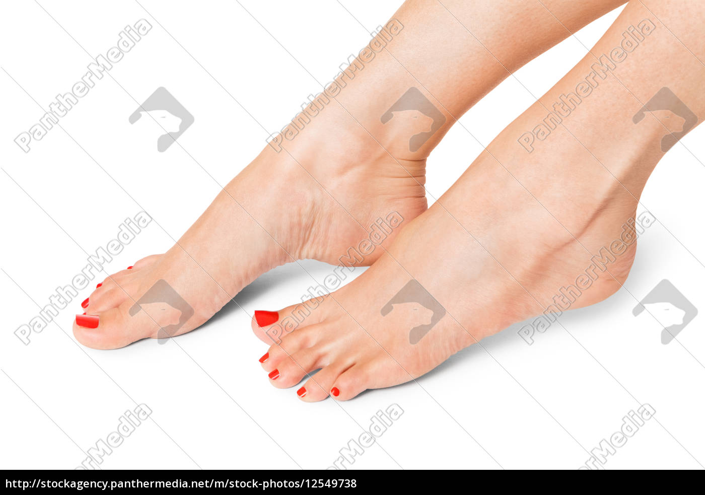 Slender sexy female feet with carefully - Royalty free image #12549738 |  PantherMedia Stock Agency