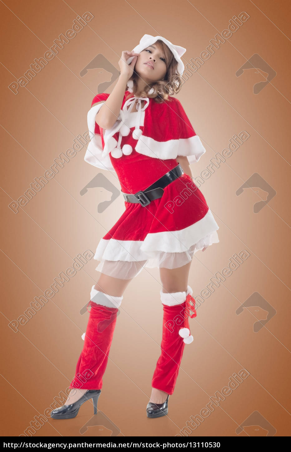 Sexy chica de Navidad de Asia - Stockphoto #13110530 | Agencia de stock  PantherMedia