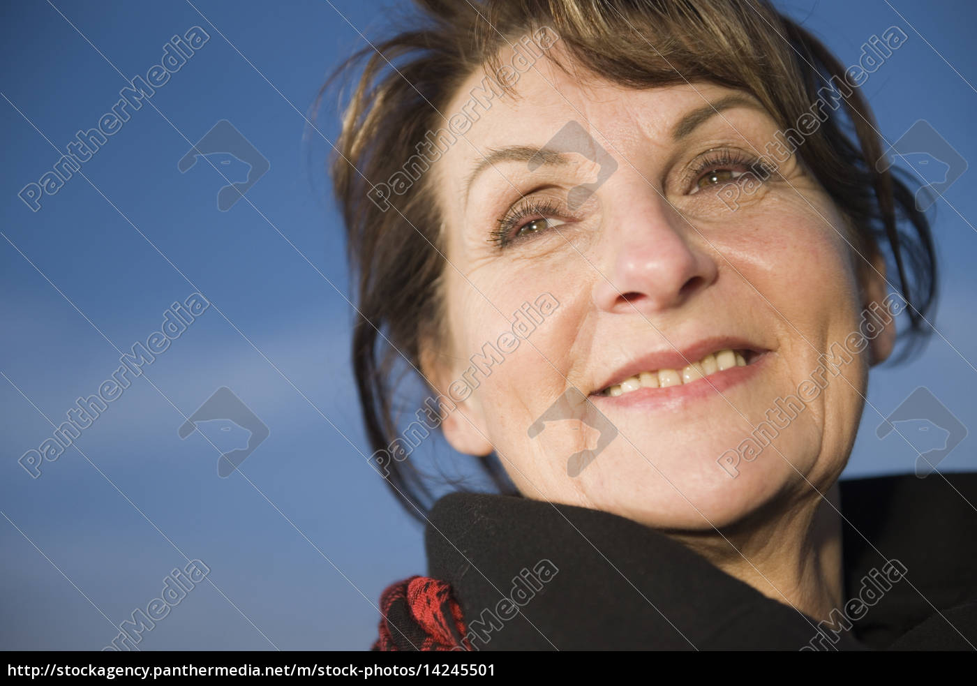 happy face of mature woman - Stock Photo #14245501 | PantherMedia Stock  Agency