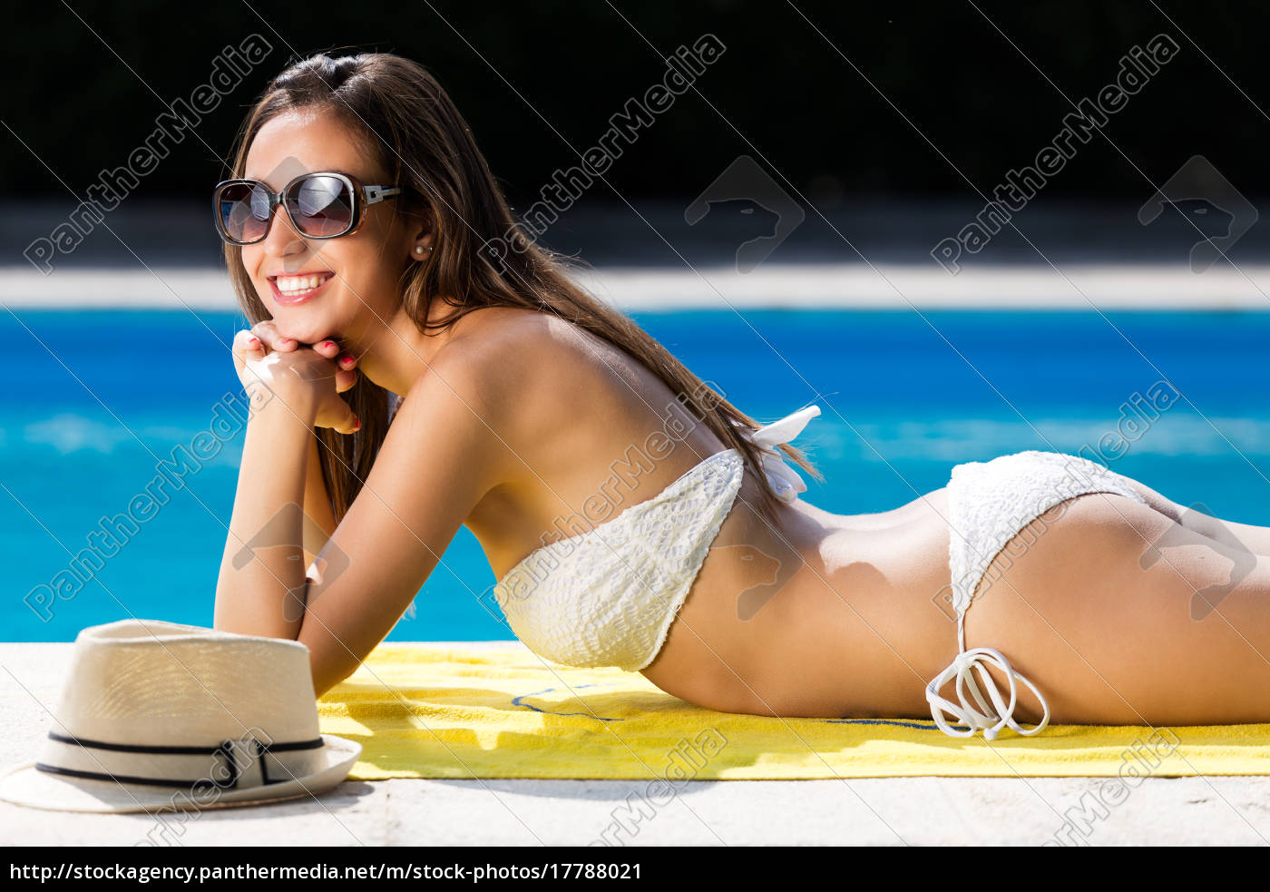 Beautiful young sexy girl enjoy in the summer near - Stock Photo #17788021  | PantherMedia Stock Agency