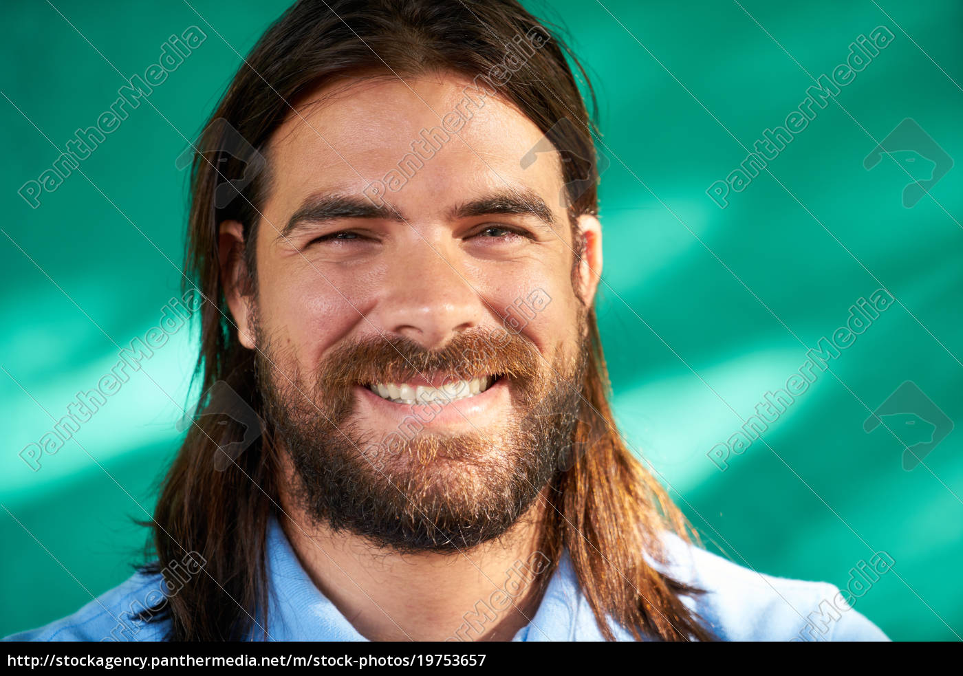 Happy People Portrait Young Latino Man With Beard - Stock Photo #19753657 |  PantherMedia Stock Agency