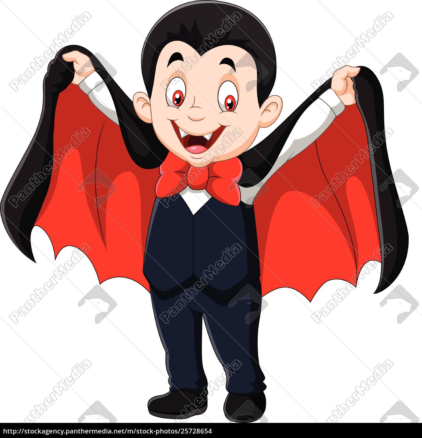 caricatura vampiro divertido aislado sobre fondo - Stockphoto #25728654 |  Agencia de stock PantherMedia