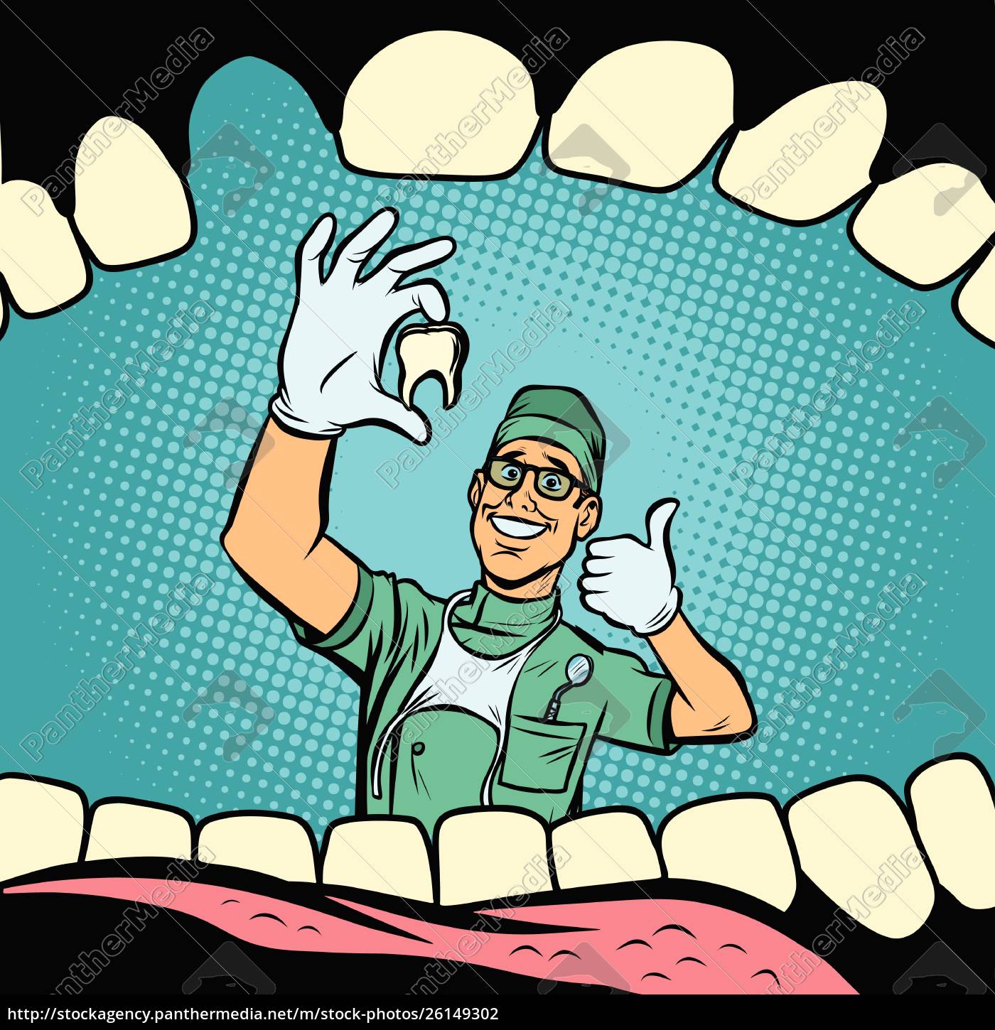 Boca sem dente. Alegre dentista médico do sexo - Stockphoto #26149302 |  Banco de Imagens Panthermedia