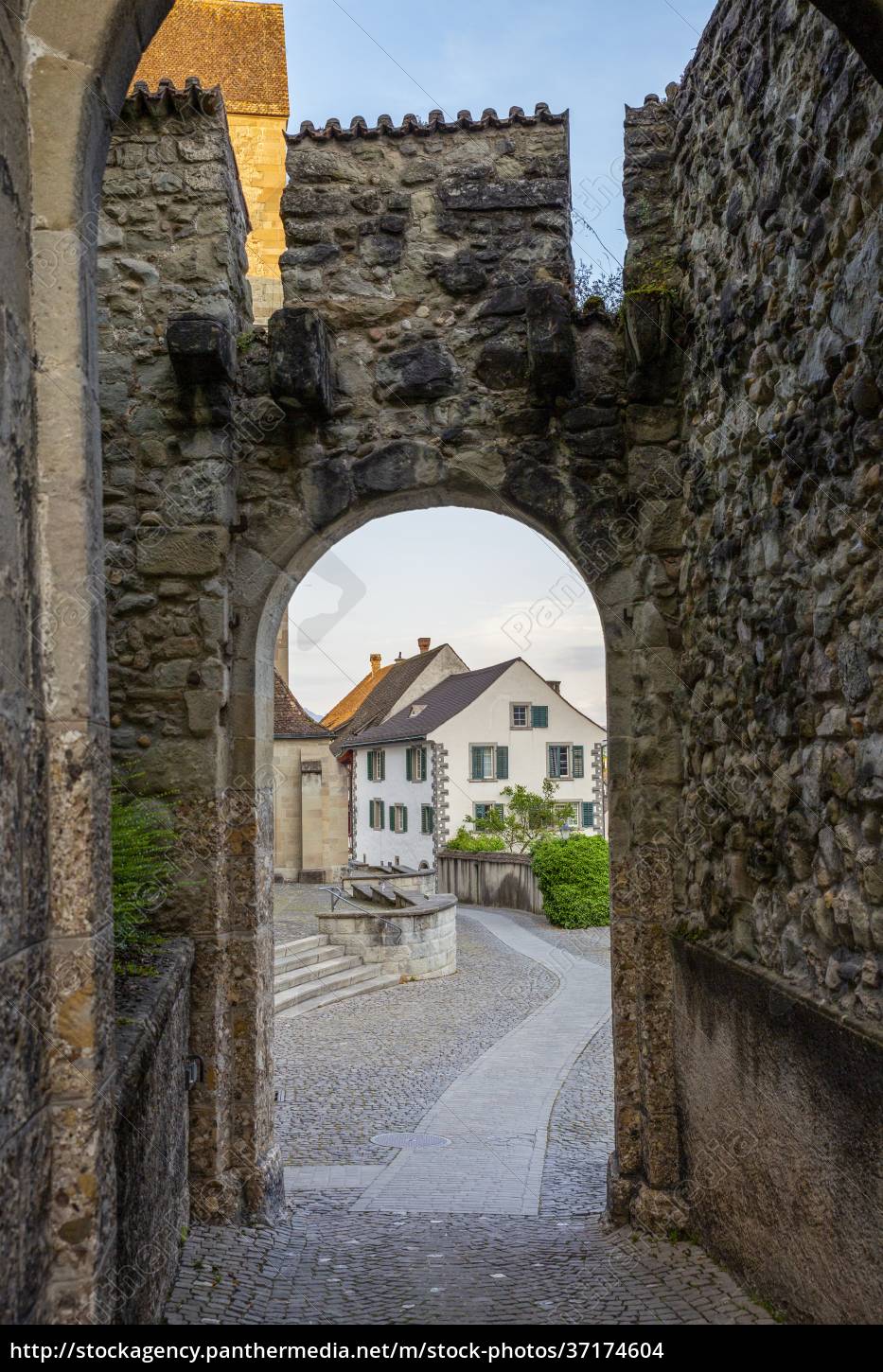 Gate at Rapperswil Castle Rapperswil St Gallen - Royalty free photo ...